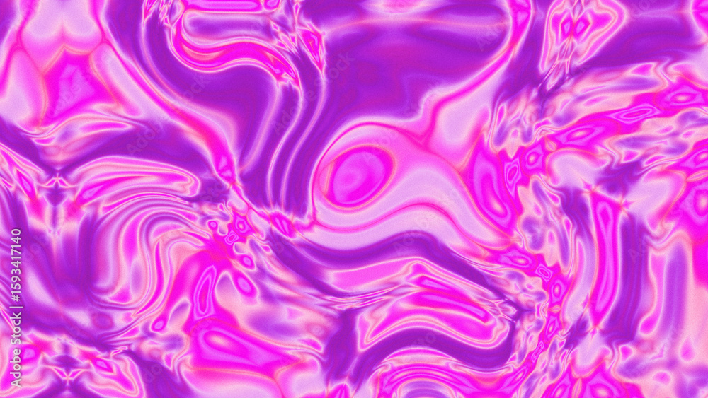 Fototapeta premium Fluid Marble Texture with Organic Flow, Abstract Liquid Pattern with Wavy Structure, Melted Surface Design with Soft Transitions, Psychedelic Swirl Texture with Marble Effect