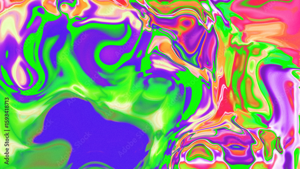 Fototapeta premium Fluid Marble Texture with Organic Flow, Abstract Liquid Pattern with Wavy Structure, Melted Surface Design with Soft Transitions, Psychedelic Swirl Texture with Marble Effect