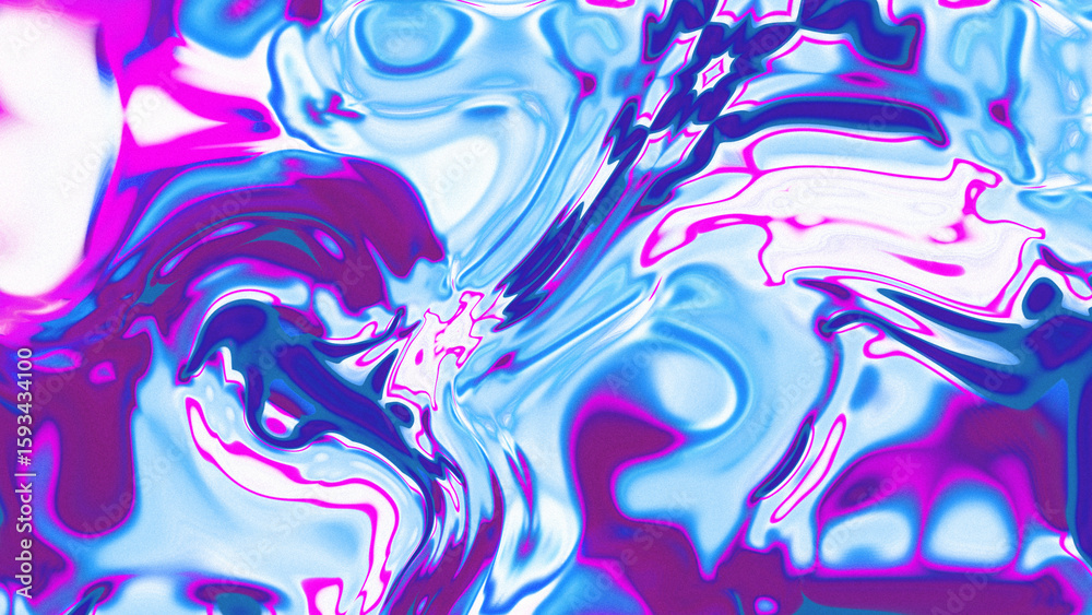 Fototapeta premium Fluid Marble Texture with Organic Flow, Abstract Liquid Pattern with Wavy Structure, Melted Surface Design with Soft Transitions, Psychedelic Swirl Texture with Marble Effect