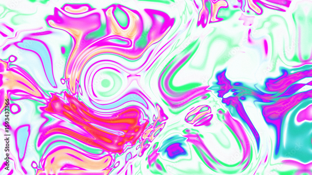 Fototapeta premium Fluid Marble Texture with Organic Flow, Abstract Liquid Pattern with Wavy Structure, Melted Surface Design with Soft Transitions, Psychedelic Swirl Texture with Marble Effect