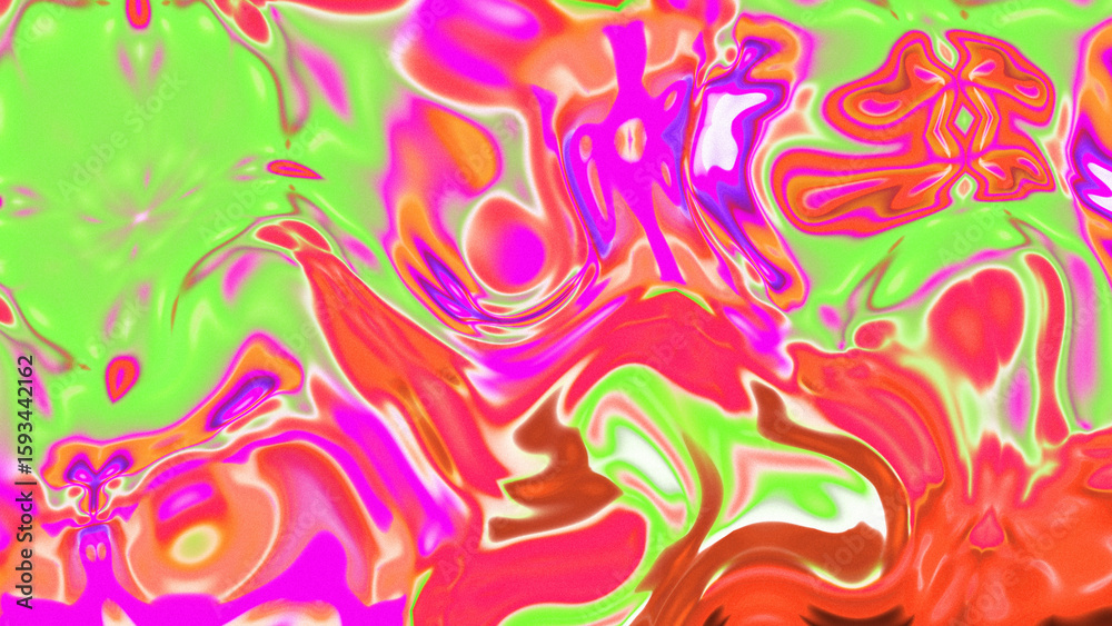 Fototapeta premium Fluid Marble Texture with Organic Flow, Abstract Liquid Pattern with Wavy Structure, Melted Surface Design with Soft Transitions, Psychedelic Swirl Texture with Marble Effect