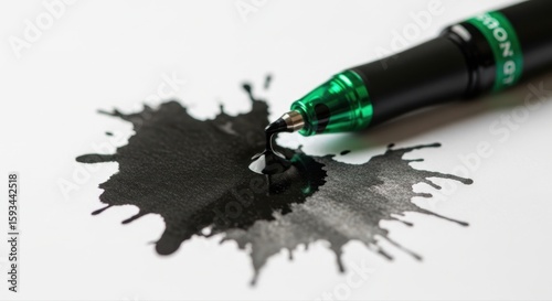 Ink Smudge: The Imperfection of a Dropped Pen