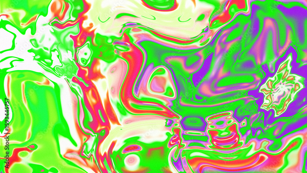 Obraz premium Fluid Marble Texture with Organic Flow, Abstract Liquid Pattern with Wavy Structure, Melted Surface Design with Soft Transitions, Psychedelic Swirl Texture with Marble Effect