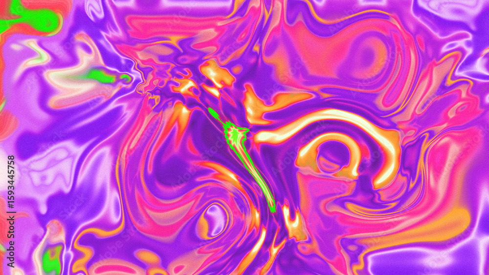 Fototapeta premium Fluid Marble Texture with Organic Flow, Abstract Liquid Pattern with Wavy Structure, Melted Surface Design with Soft Transitions, Psychedelic Swirl Texture with Marble Effect