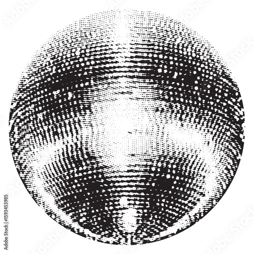 Disco ball isolated. Disco ball clipart. Mirrorball with lights.	