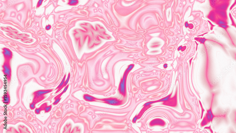 Fototapeta premium Fluid Marble Texture with Organic Flow, Abstract Liquid Pattern with Wavy Structure, Melted Surface Design with Soft Transitions, Psychedelic Swirl Texture with Marble Effect