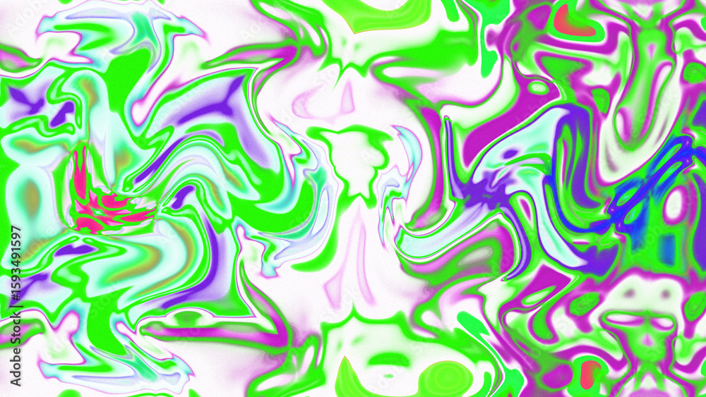 Fototapeta premium Fluid Marble Texture with Organic Flow, Abstract Liquid Pattern with Wavy Structure, Melted Surface Design with Soft Transitions, Psychedelic Swirl Texture with Marble Effect