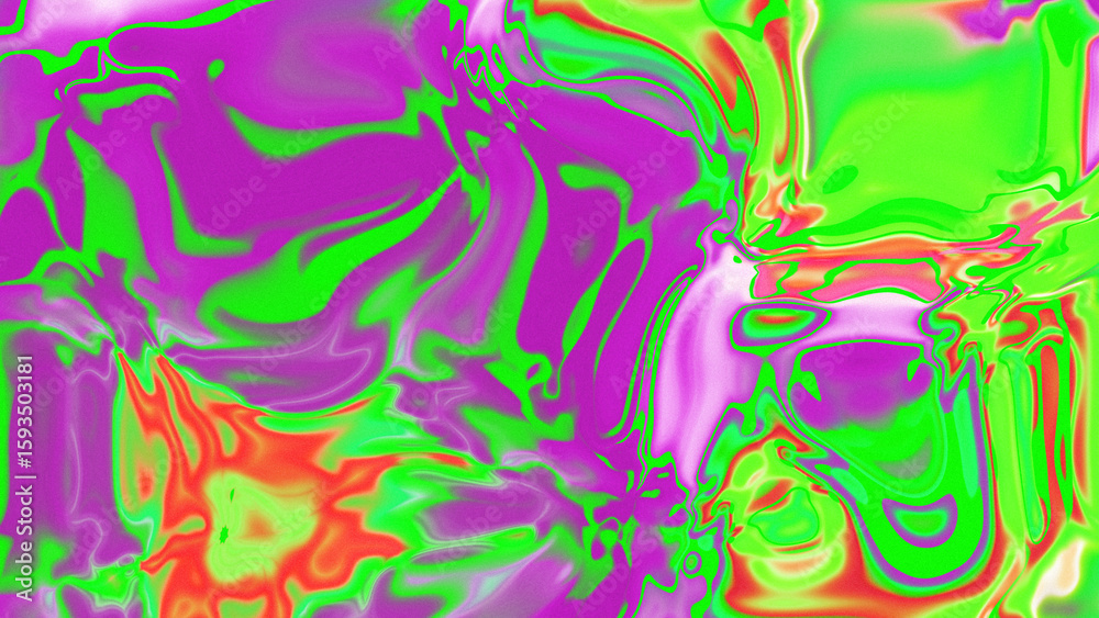 Fototapeta premium Fluid Marble Texture with Organic Flow, Abstract Liquid Pattern with Wavy Structure, Melted Surface Design with Soft Transitions, Psychedelic Swirl Texture with Marble Effect