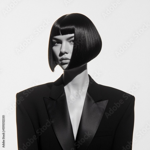 Stylish Fashion Models Posing Together – High-End Studio Editorial Photo
