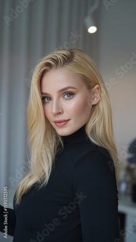 Stylish Fashion Models Posing Together – High-End Studio Editorial Photo
