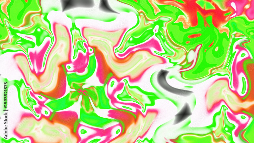 Fototapeta premium Fluid Marble Texture with Organic Flow, Abstract Liquid Pattern with Wavy Structure, Melted Surface Design with Soft Transitions, Psychedelic Swirl Texture with Marble Effect
