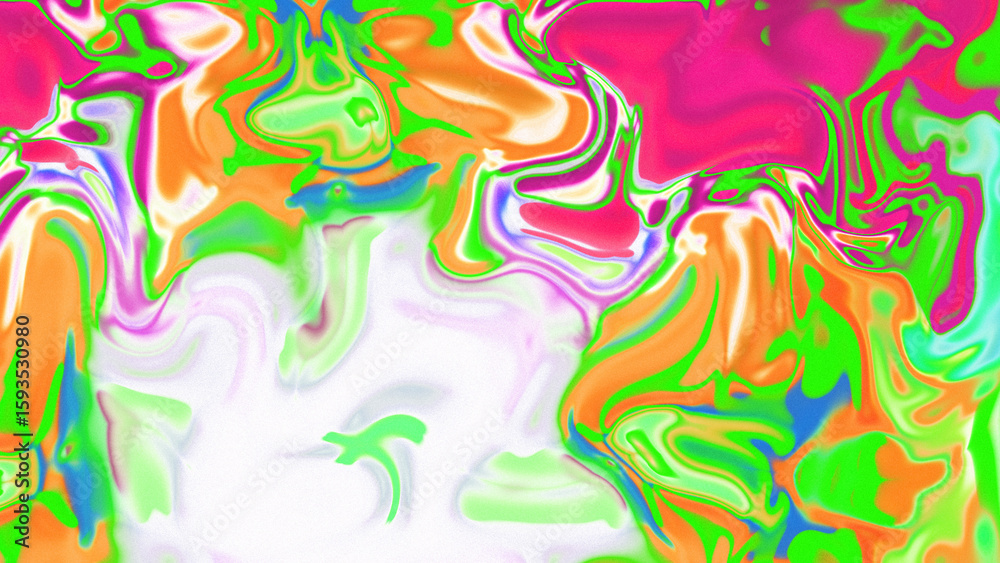 Fototapeta premium Fluid Marble Texture with Organic Flow, Abstract Liquid Pattern with Wavy Structure, Melted Surface Design with Soft Transitions, Psychedelic Swirl Texture with Marble Effect