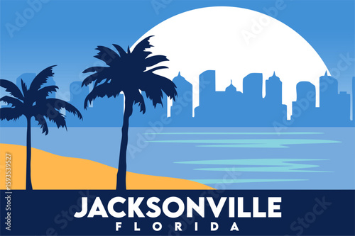 jacksonville florida with beautiful ocean and city views