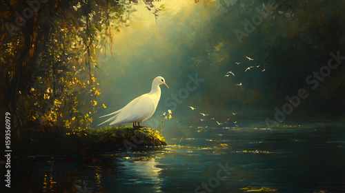 Whispers of Mist: Harmony on the Water