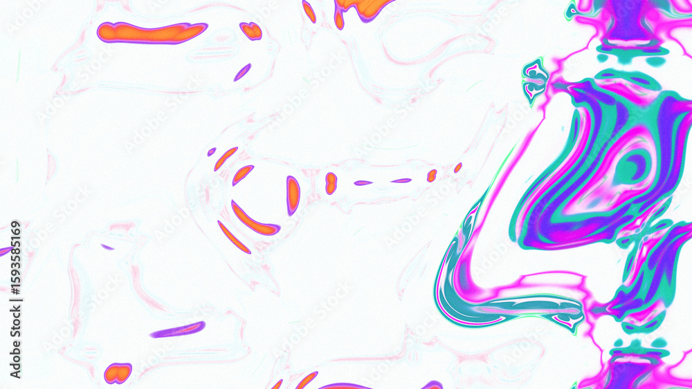 Fototapeta premium Fluid Marble Texture with Organic Flow, Abstract Liquid Pattern with Wavy Structure, Melted Surface Design with Soft Transitions, Psychedelic Swirl Texture with Marble Effect