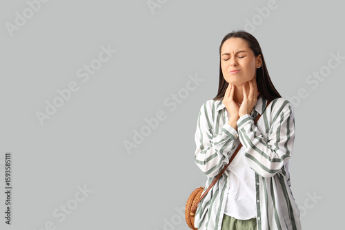 Young woman suffering from ...