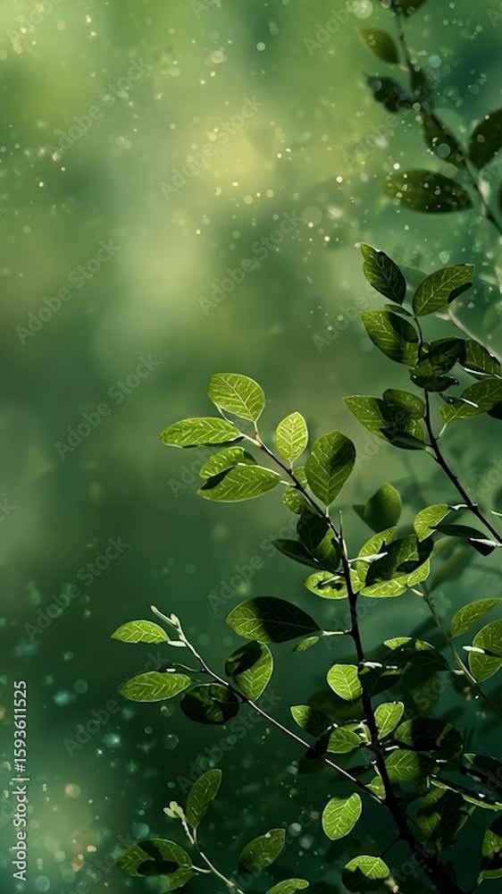 Vertical video Nature leaves background, Environment backdrop Vertical video Nature leaves background, Environment backdrop