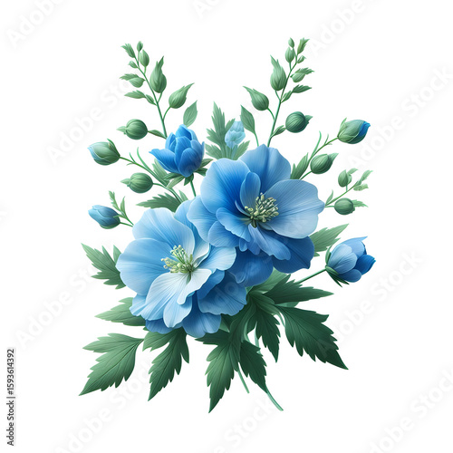 Larkspur flower