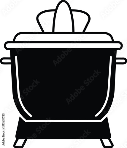 cooking pot vector illustration