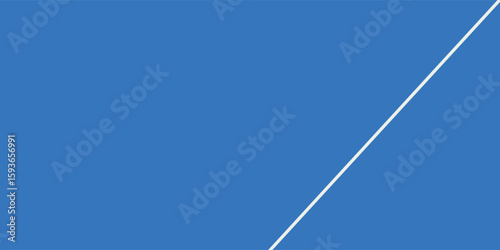Table tennis design with blue table. Top view