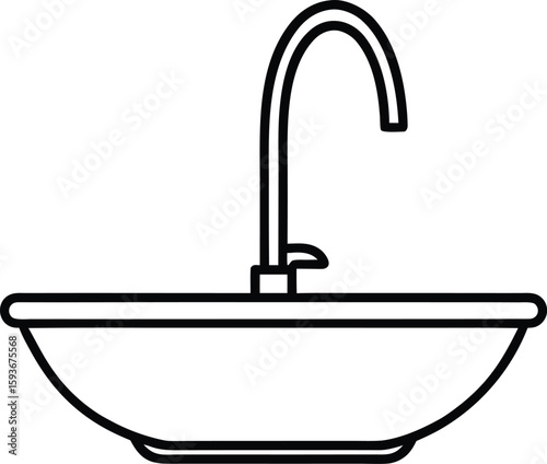 modern bathroom sink