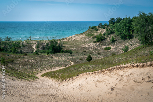 Fototapeta Naklejka Na Ścianę i Meble -  Indiana Dunes National Park, Indiana, USA