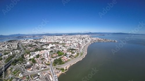 Aerial view of Florianópolis - Santa Catarina - Brazil