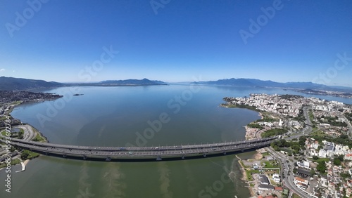 Aerial view of Florianópolis - Santa Catarina - Brazil