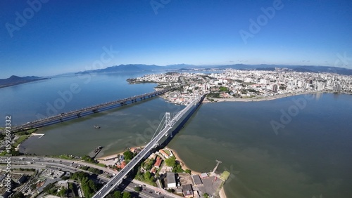 Aerial view of Florianópolis - Santa Catarina - Brazil