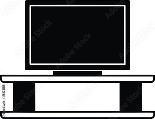 lcd tv monitor with blank screen
