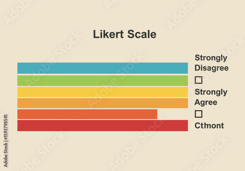 Likert Scale Illustration Understanding Response Levels in Surveys and Research Methods for Social Analysis