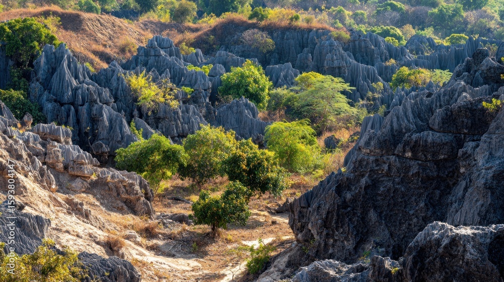 Fototapeta premium Dramatic rock formations