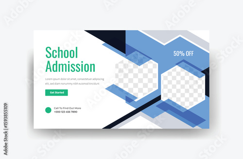 Back to School Thumbnail Template Design 