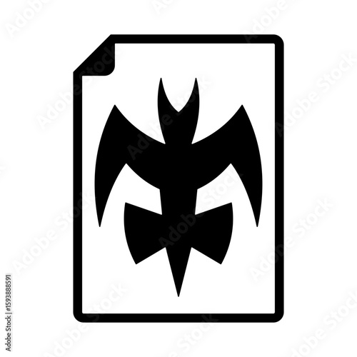 Rorschach Inkblot Icon
