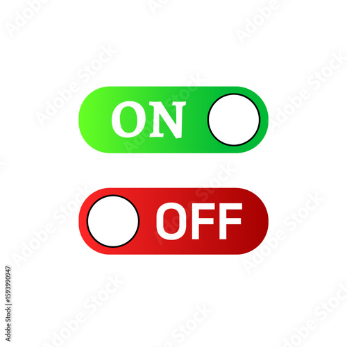 On and off  switch button.