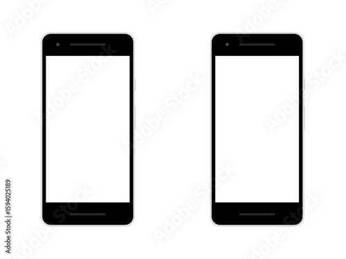 スマートフォンのモックアップ