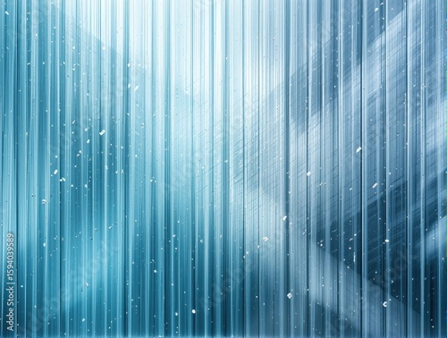 Futuristic Digital Data Stream Visualization