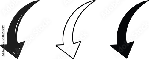 Download arrow vector illustration graphic design element concept for web and ui design template