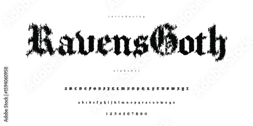 RavensGoth – Rough Gothic Blackletter Font

