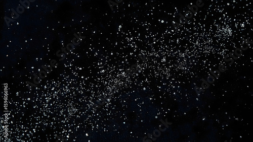 Silver Glitter on Black 8K Background, Sparkling Dark Shimmer 8K Background, Cosmic Dust Abstract 8K Background