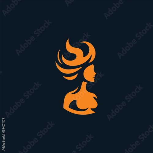 Fire goddess logo