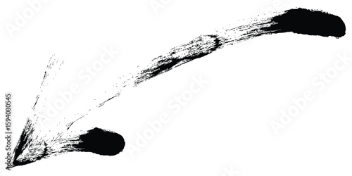 arrow marker isolated png mark hand draw.