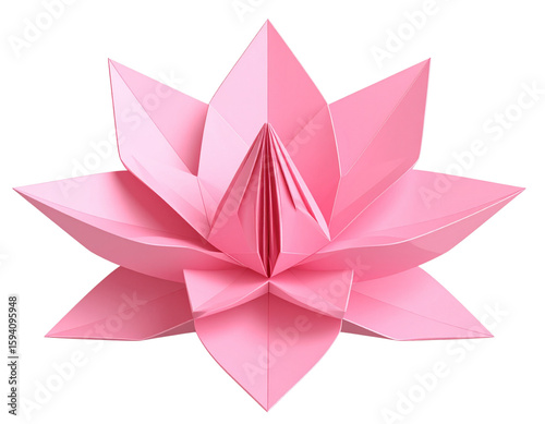 Origami Paper Flower – Minimal Style