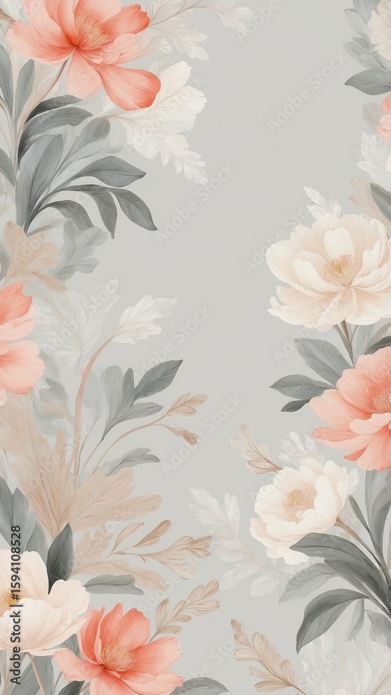 Obraz premium ✨ Fondo abstracto aesthetic premium con gradiente suave en tonos cálidos. Diseño minimalista y elegante para pantallas móviles. Transmite calidez acogedora y relajante. Wallpaper HD de&nbsp;alta&nbsp;calidad.