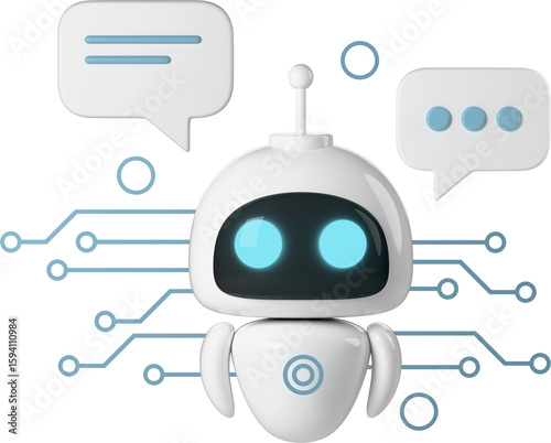 Chatbot with text messages