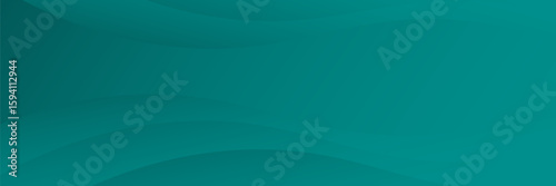 Abstract teal background with layered wavy shapes and smooth gradients. Elegant and calming design perfect for modern, nature-inspired, or minimalist graphic projects.