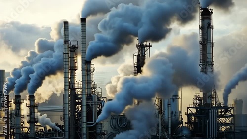 Carbon Capture Facility Removing Emissions with Climate Technology