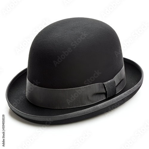 Obraz na płótnie black bowler hat isolated