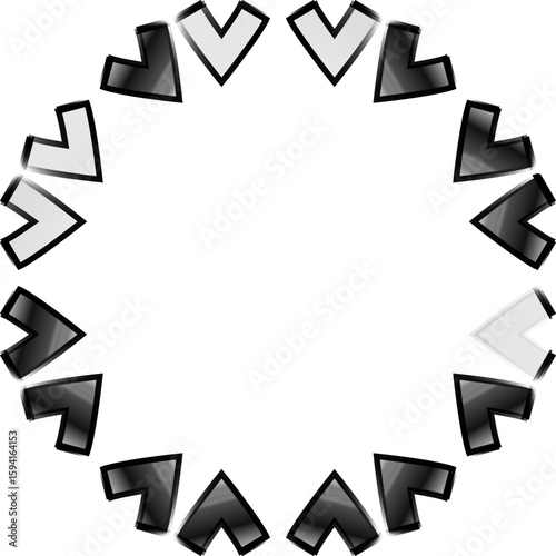 Abstract Gradient Light Mandala Set – Psychedelic Digital Ornaments for Trendy T-Shirts, Futuristic Streetwear, and Contemporary Print Design