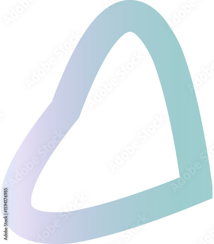 Futuristic Curved Line Icon Set – Electric Blue Gradient Stroke Outlines for Modern UI, Tech Branding, and Minimal Web Interfaces